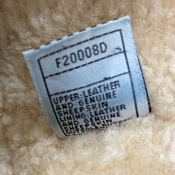 Ugg Australia Elijo Chestnut Brown Suede Winter Fur Cuff Boots #5674 - Picture 15 of 15